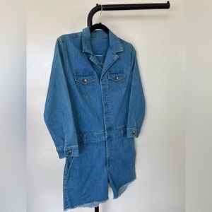 Denim romper